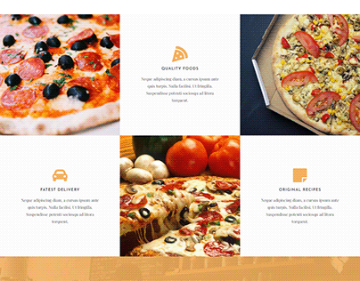 WordPress Website about Food