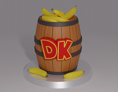 DK barrel - 3D Model