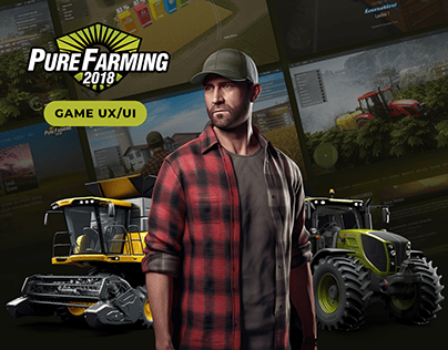 Pure Farming 2018 - Game UX/UI