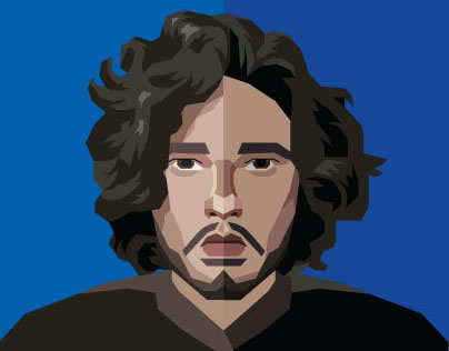 Jon Snow Geometric Portrait