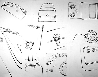 Guitar Pedal - College Drawing Project