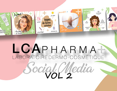 LCA Pharma social media posts design