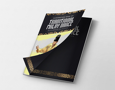 Illustration Book cover - Traditional Malay Dance