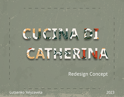 Redesign Website (Cucina Di Catherina)