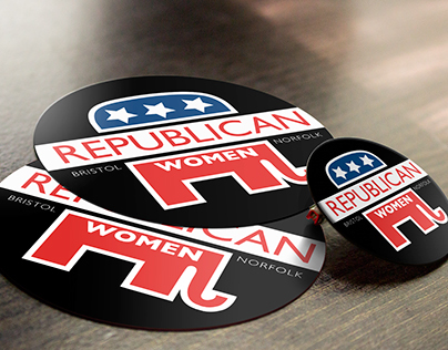 Republican Campaign Pins & Stickers