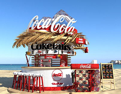Coca cola Coketail - Summer Booth