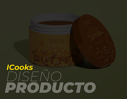 ICOOKS - Diseño de logotipo y etiqueta de producto