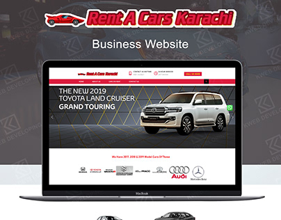 Rent A Cars Business Website