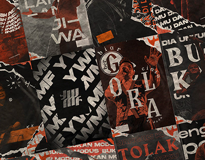 YWMF: Experimental Typography Posters