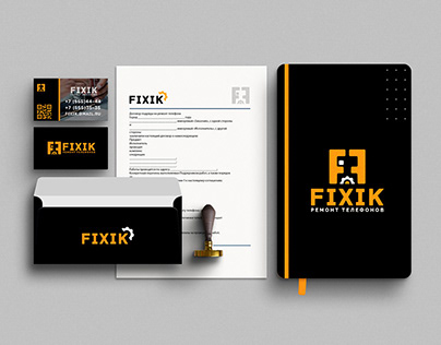 Логотип fixik - Ремонт телефонов