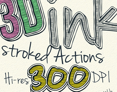 3D Stroked Ink - Actions