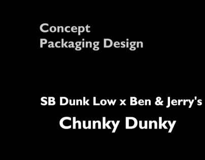 Packaging Design - NIKE SB x Chunky Dunky (training)