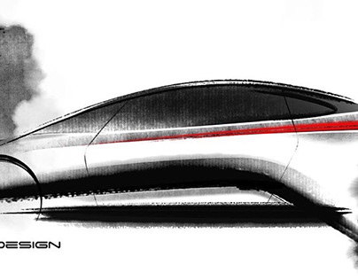 Dubai Expo concept car sketches