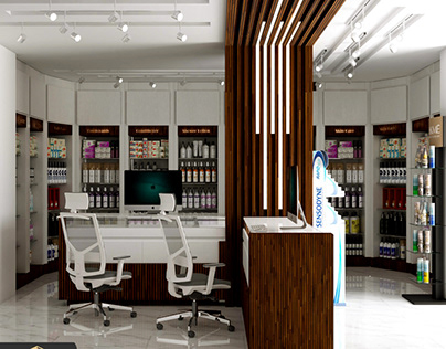 Pharmacy,interior design