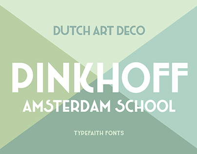 Pinkhoff art deco font