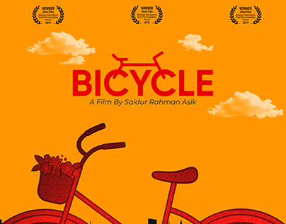 Bicycle Minimal Movie Poster Design