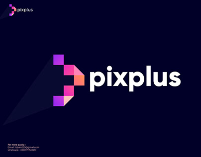 pixplus Modern Brand identity Logo Concept
