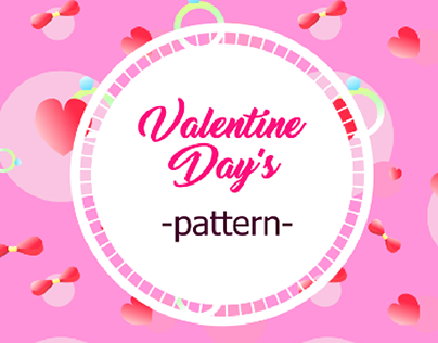 Beautiful valentine days pattern