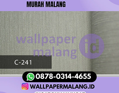 SUPPLIER WALLPAPER VINYL POLOS MURAH MALANG