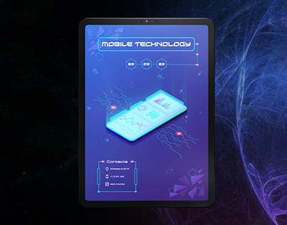 Isometric Flyer for Mobile Technology Festival