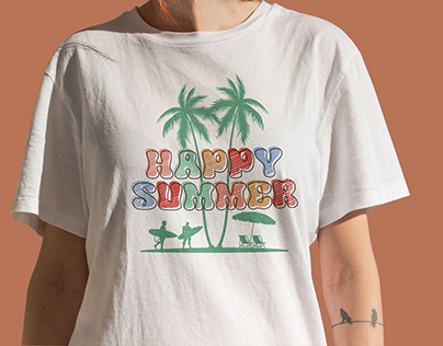 summer t-shirt design