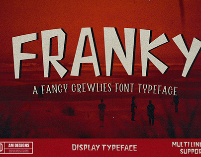 FRANKY - Crewlies Font
