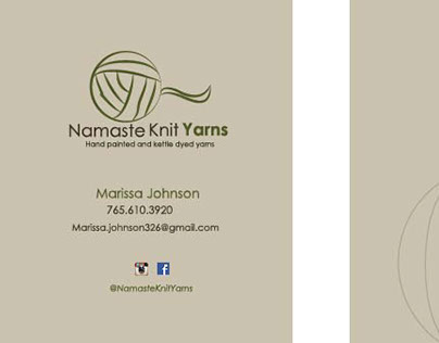 Namaste Knit Yarns WIP