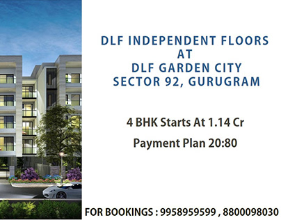 DLF Builder Floors Garden City Bookings, 8800098030