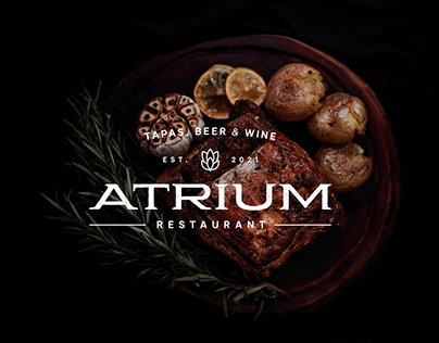 Atrium Restaurant - Brand Identity & Graphic Design