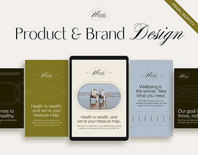 Weal Wellbeing - Brand Identity - Product Design