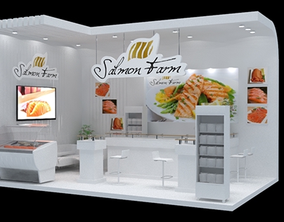 Salmon farm - Exhibition design booth