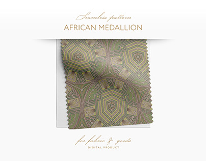 AFRICAN MEDALLION | Pattern design