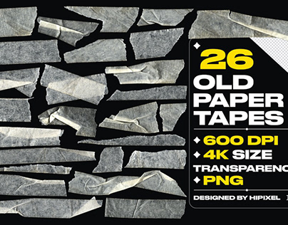 26 Old Paper Tapes