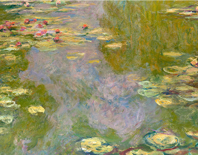 Cartão postal "Pelos olhos de Monet"