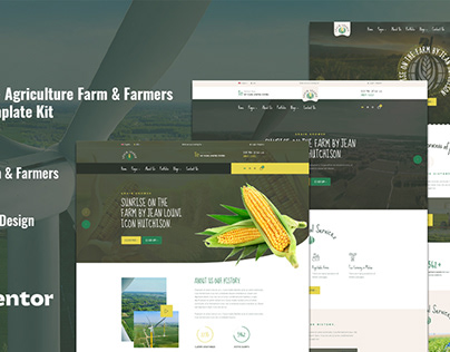 Grain Grower - Agriculture Farm & Farmers Template Kit