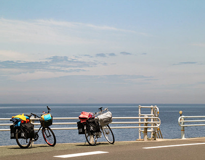 Japan mamachari cycling