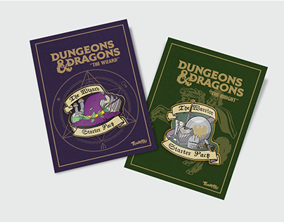 Badge Design 벳지 디자인 dungeons&dragons 판타지