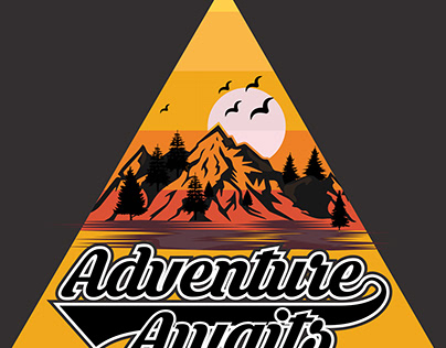 Adventure Awaits t shirt design unique