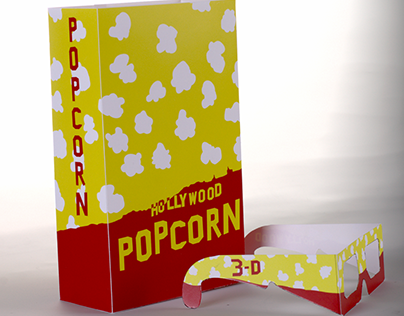 Popcorn Bag & 3D Glasses
