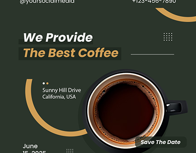 Graphic Design for Coffee Shop Advertisement
