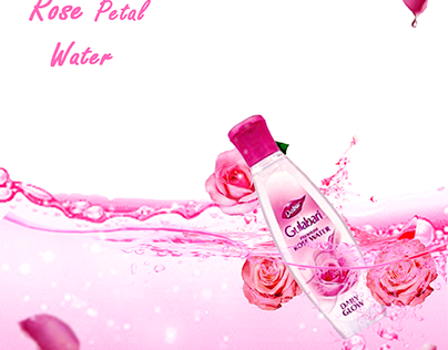 Rose petal water