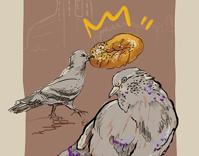 Project thumbnail - Pigeon Poster - City of Cracow - TOP 100