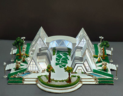 Plant museum architecture model