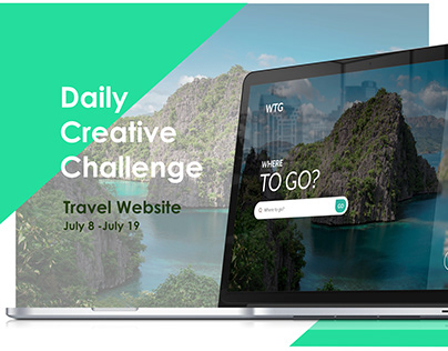 WTG - Adobe XD Creative Challenge -Travel Site