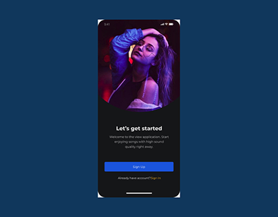 Mobile App Design for a Music App