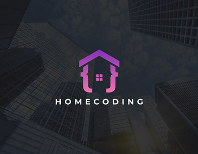 HomeCoding Logo Design Branding