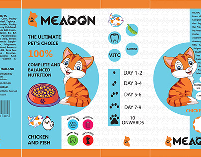 RE-BRANDING -MEAOON CAT FOOD