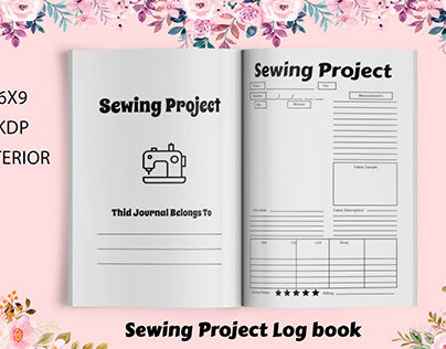 Sewing Project Log book