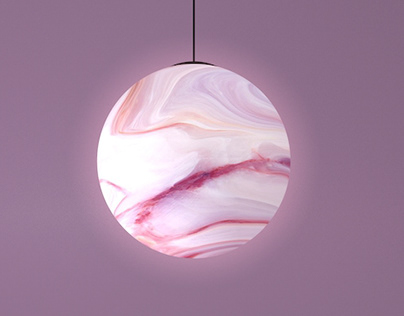 HELLO METEOR Marble Lamps