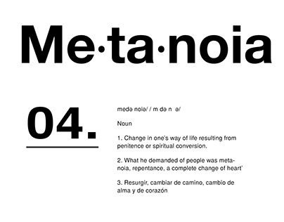 Metanoia (gender neutral + zero waste + branding)